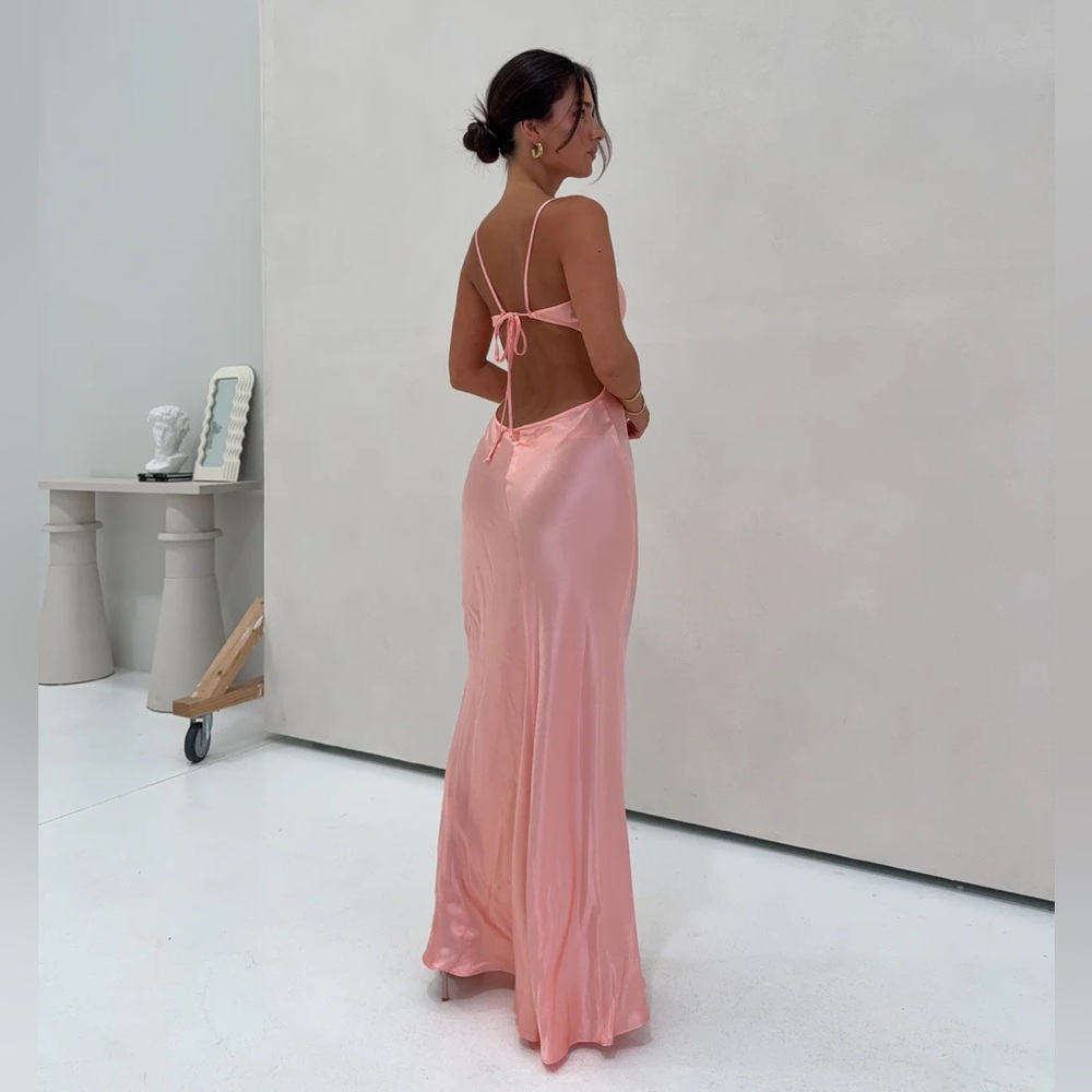 Bec+ Bridge Cedar city coral maxi dress